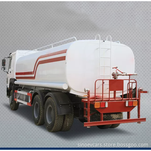 371 HOWO WATER TANKER TANKEN 25 CBM НАПРИЖАНАЯ КОНТА НА ПРОДАЖИ НЕПРАВИЛЬНАЯ СТАЛЬНАЯ СТАЛЬНА